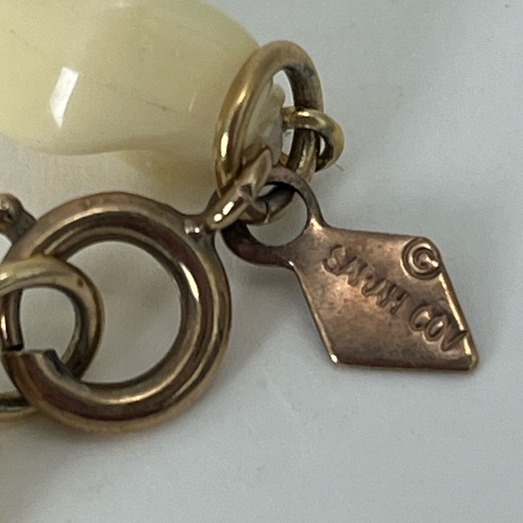 VTG Sara Coventry Off White Lucite Beaded Necklace 1970s - Picture 4 of 6